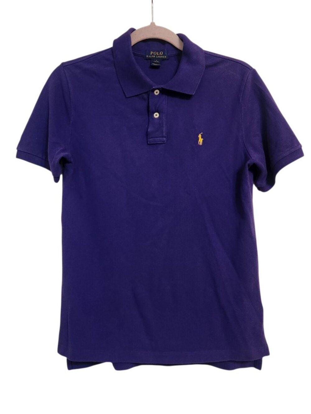 Polo Ralph Lauren Boy's Purple Polo Shirt Size L (14 - 16)
